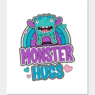 Monster Hugs! Posters and Art